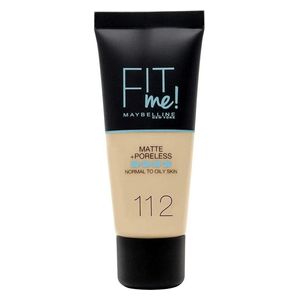  Maybelline Fit Me Matte & Poreless Foundation, 112 - Soft Beige 