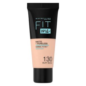  Maybelline Fit Me Matte & Poreless Foundation, 130 - Buff Beige 