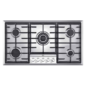 DLC GHS-915-K5CIS - 5 Burners - Built-In Gas Cooker - Silver
