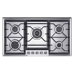 DLC GHS-915-PCIS - 5 Burners - Built-In Gas Cooker - Silver