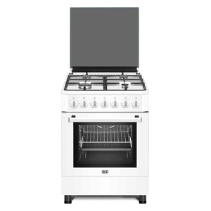 طباخ دي ال سي غازي - 4 مشاعل - F6IP40G2-WH - ابيض