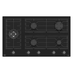 DLC F-G590-145 - 5 Burners - Built-In Gas Cooker - Glass Black