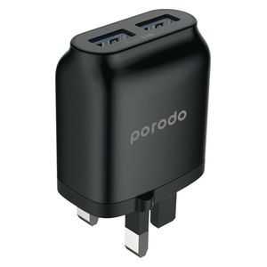 Porodo PD-0203U-BK - Charger - Black