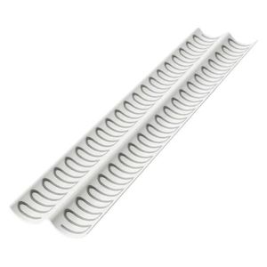  منظم درج علب البهارات من خوص - ابيض 