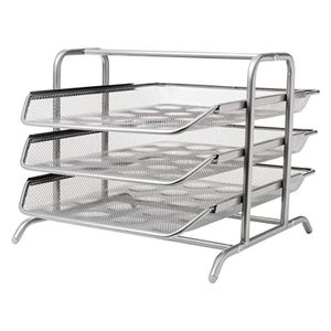  3 رفوف تخزين ورق ايكيا - ابيض 