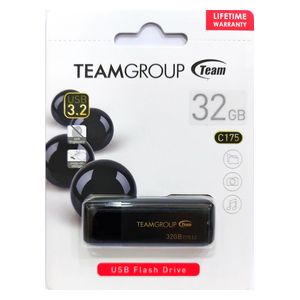  فلاش ميموري تيم كروب TC175332GB01 USB 3.2 - اسود - 32كيكابايت 