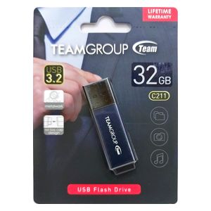  فلاش ميموري تيم كروب TC211332GL01 USB 3.2 - ازرق - 32كيكابايت 