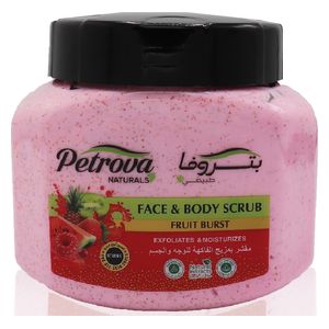  Petrova Naturals Fruit Burst Body & Face Scrub - 500ml 