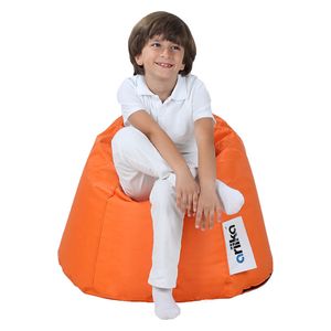  كرسي اريكة سمسم للاطفال بين باج من الجينز - برتقالي 