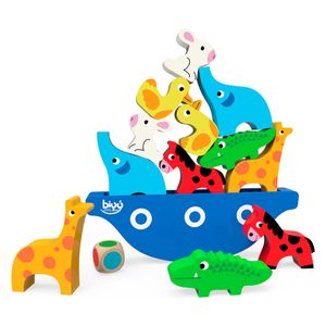  لعبة الاطفال التوازن الخشبي توكي توي 