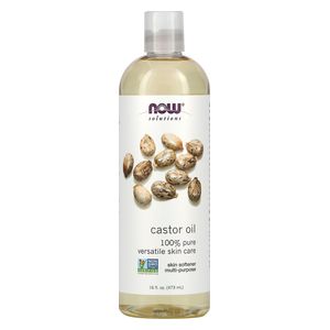  Now Solutions Castor Oil For Hair & Skin Treatment , 473ml 