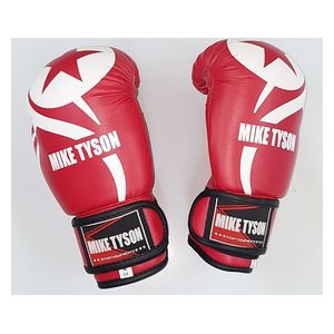  قفازات ملاكمة من الجلد - احمر 