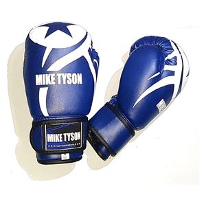  قفازات ملاكمة من الجلد - ازرق 