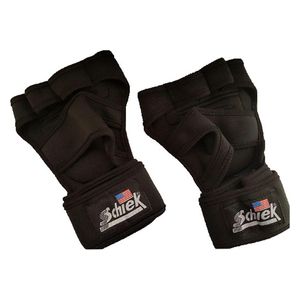  زوج قفازات رفع اثقال شيك - اسود 