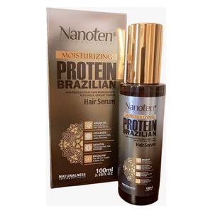  سيروم الشعر نانوتن بزيت الارغان الحر والكولاجين والكرياتين وزيت اللوز لمعالجة مشاكل الشعر - 100 مل 