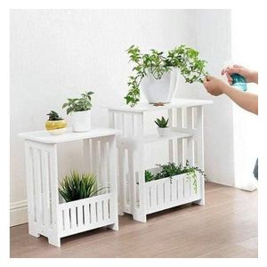  حامل نباتات - ابيض 