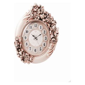  ساعة جدارية - 50x67 سم - بني 