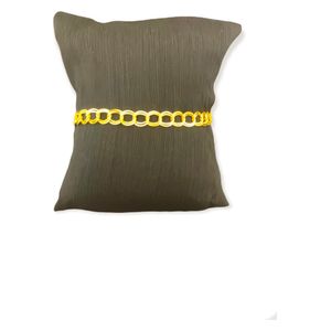  سوار نسائي شكل سلسلة - ذهبي 