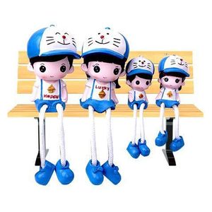  دمى عائلة هابي لاكي للزينة 