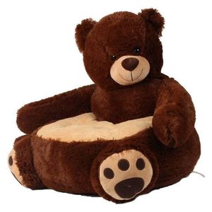  Bear Baby Sitting Training Sofa - 43x46x49cm - Brown 