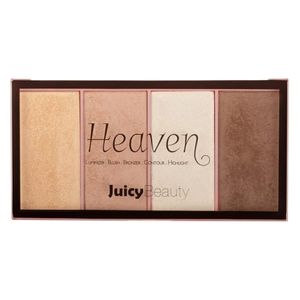 Juicy Beauty Heaven Highlighter Palette, Multicolor 