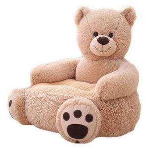  Bear Baby Sitting Training Sofa - 43x46x49cm - Brown 
