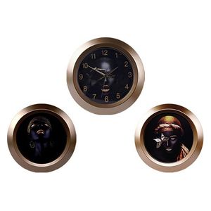  ساعة جدارية مع لوحتين - 27 سم 