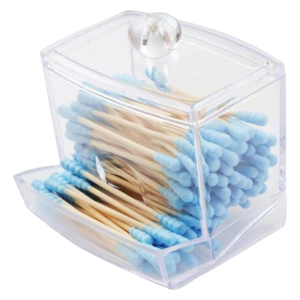  Cotton Ear Buds Case - Transparent 