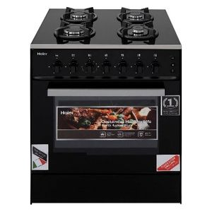طباخ غازي هاير - 4 مشاعل - HPR-6060GB - اسود