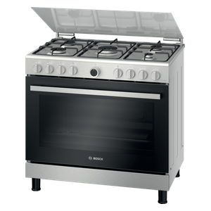  طباخ غازي بوش - 5 مشاعل - HGV1F0U59M - اسود 