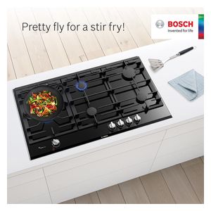 طباخ داخلي غازي بوش - PRS9A6D70M - اسود - 5 مشاعل