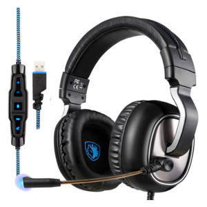  سماعة على الاذن ساديس - R10 - اسود 