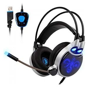  سماعة على الاذن ساديس - R8 - ازرق 