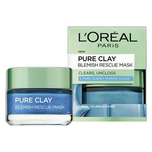  ماسك الوجه لوريال باريس بخلاصة الطين النقي لبشرة نقية ومنعشة - 50 مل 