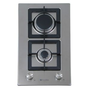  طباخ داخلي غازي فلورا - FLBH10_CSF_J32X - سلفر - 2 مشاعل 