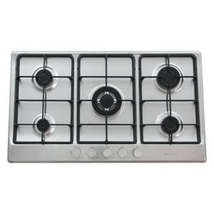  طباخ داخلي غازي فلورا - CTSF-L95X - سلفر - 5 مشاعل 