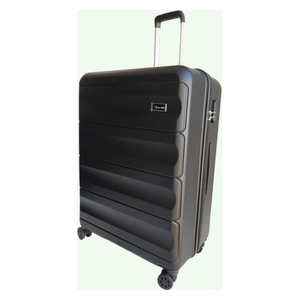 Blue Bird Luggage Trolley Bag - Black 