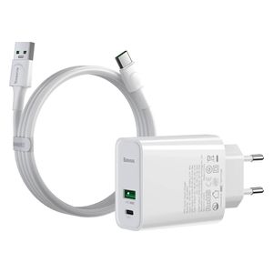  شاحن بيسوس - TZCCFS-H02 - ابيض 