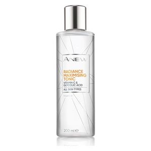  تونر الوجه آفون بخلاصة الفيتامين سي و حمض الجليكوليك وحمض اللاكتيك ينظف ويقشر البشرة - 200 مل 