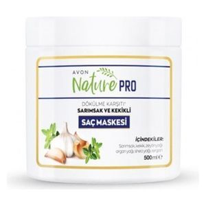  Avon Nature Pro Garlic And Thyme Hair Mask - 500ml 