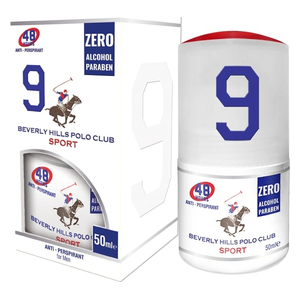  نمبر 9 من بيفرلي هيلز بولو كلب للرجال - رول مضاد للتعرق, 50 مل 
