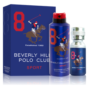  ايت من بيفرلي هيلز بولو كلب للرجال & ايت بخاخ مضاد للتعرق - او دي تواليت, 50 مل 