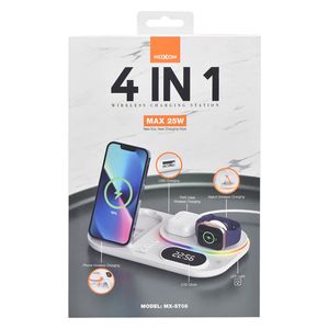  شاحن وايرليس موكسوم - MX-ST08 - ابيض 