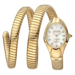  Just Cavalli Watch Jc1L185M0015 For Women - Analog Display, Stainless Steel Band - Gold 