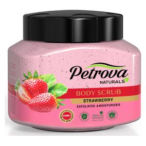  Petrova Naturals With Strawberry Body & Face Scrub, 500ml 