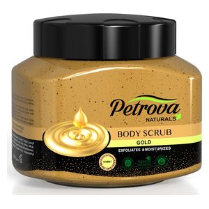  Petrova Naturals Gold Body Scrub, 500ml 