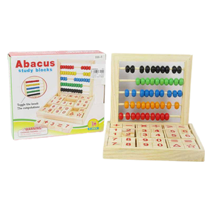  Abacus Game Study Blocks for Kids - Colorful 