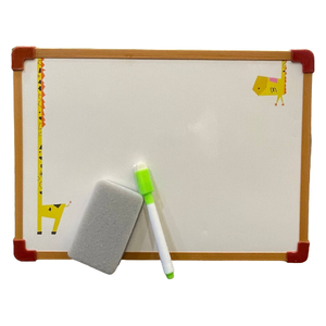 Kids Double-Faced White Board - White