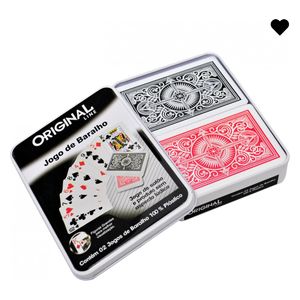  لعبة اوراق اللعب - احمر 