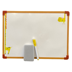 Kids Double-Faced White Board - White